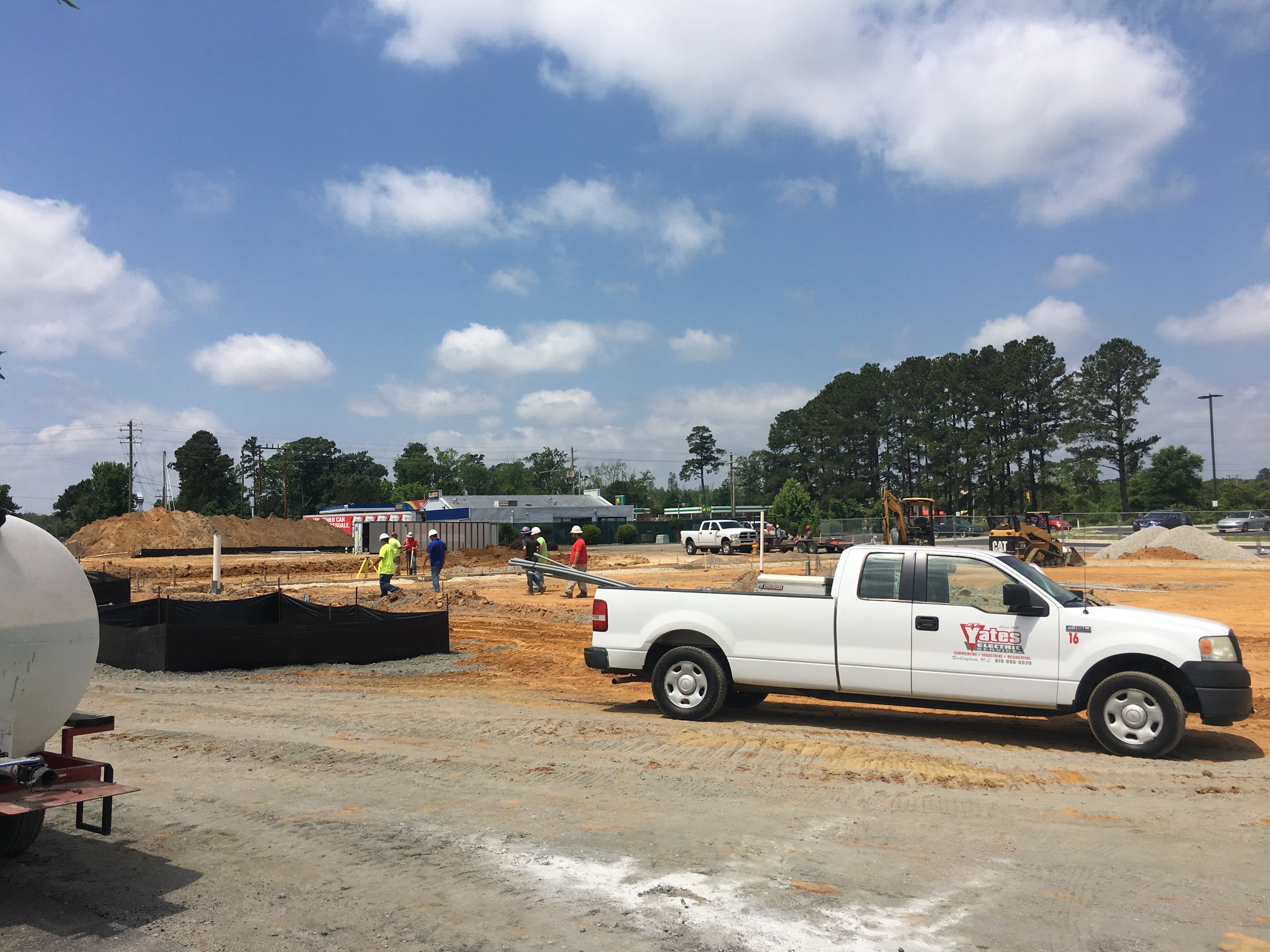 New commercial project in Lumberton N.C. J.T. Yates Electric Service