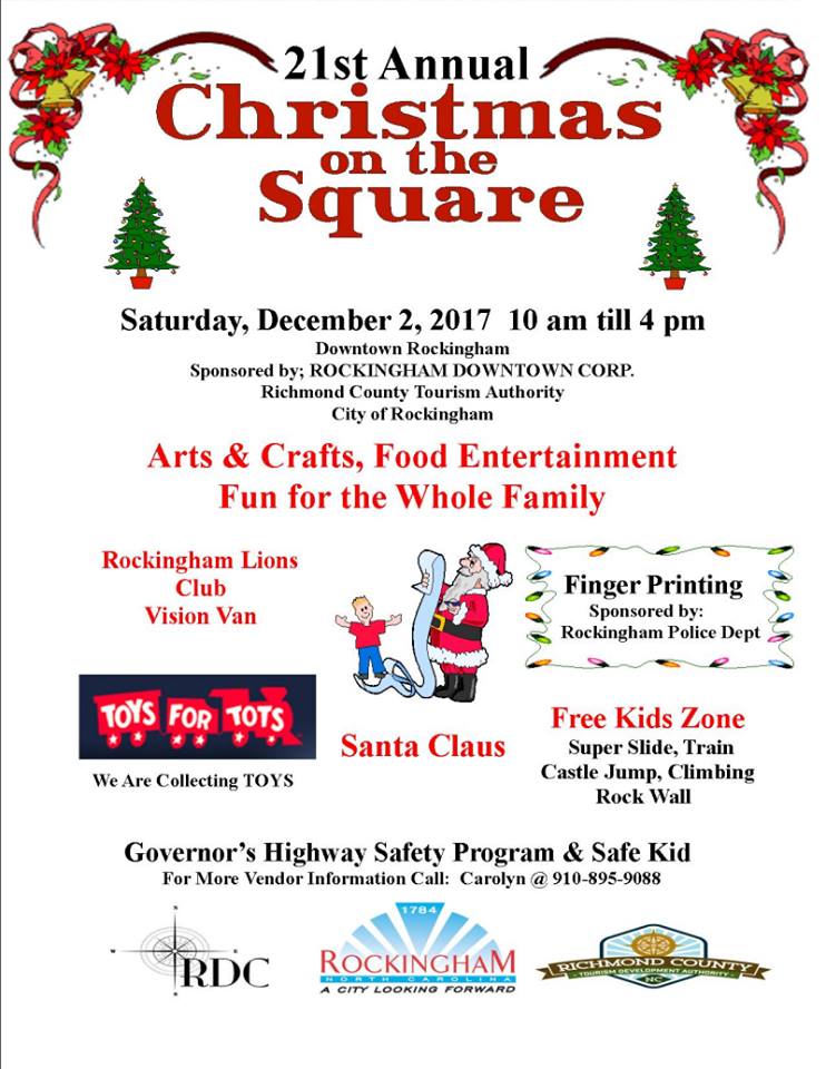 21st Annual Christmas on the Square – Rockingham Downtown Corporation